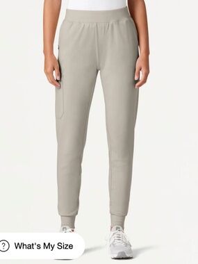 Jaanuu Rubi Slim Scrub Jogger, Fog, XL